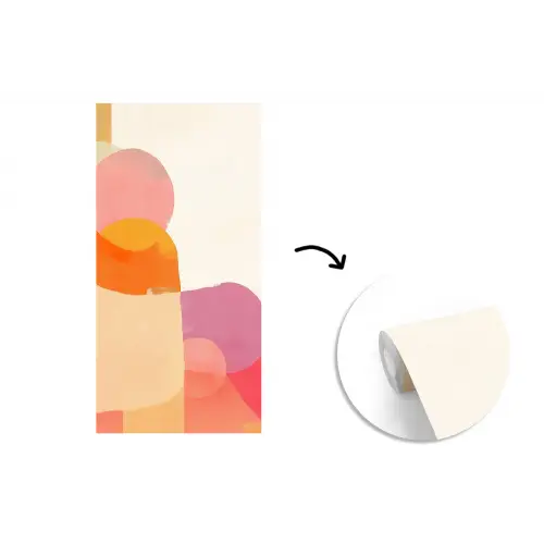 Vormen - Abstract - Kleurrijk fotobehang vinyl groot -3d