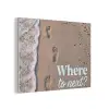 Where to next - Strand - Voetstappen PET vilt klein -3d