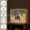 Beer - Bloemenveld - Gras Light Box met batterij (Wandlamp) middel -USP_websiteoverzichtNL