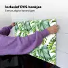 Bladeren - Monstera - Jungle - Tropical Inductie beschemer met haakjes klein -ky-ophangen-nl