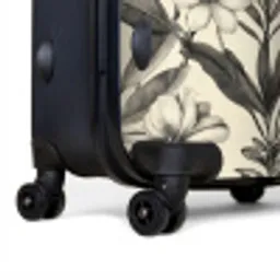 Klassiek - Botanisch - Zwart - Beige NBS - Large koffer - Volwassenen Unisex groot -product2