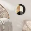 Geometrische - Vormen - Wit Wandcirkel plexiglas klein -sfeer5