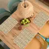 Siertegel - Patroon - Bruin Placemat vinyl groot 368 -zzsfeer5_Kitchenyeah-website
