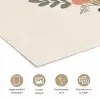 Bloemen - Quote - Beige - Lint poster papier klein -closeup_NL