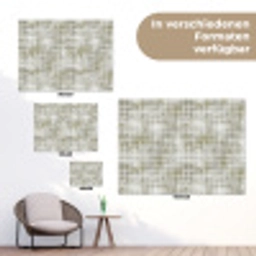 Linnen - Patroon - Groen tuinposter los doek klein 239 -Xsfeer9_DE