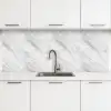 Klassiek - Marmer - Grijs keuken achterwand 2 middel 871 -3d