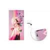 Vrouw - Bloemen - Paars - Abstract fotobehang vinyl groot -3d