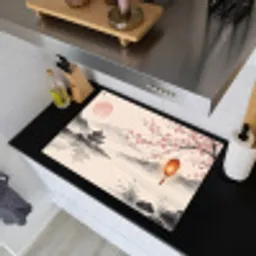 Zon - Japans - Traditioneel Inductie beschemer met haakjes klein -sfeer1