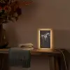 Krachtig - Paard - Donker Light Box met kabel (Tafellamp) klein -sfeer4