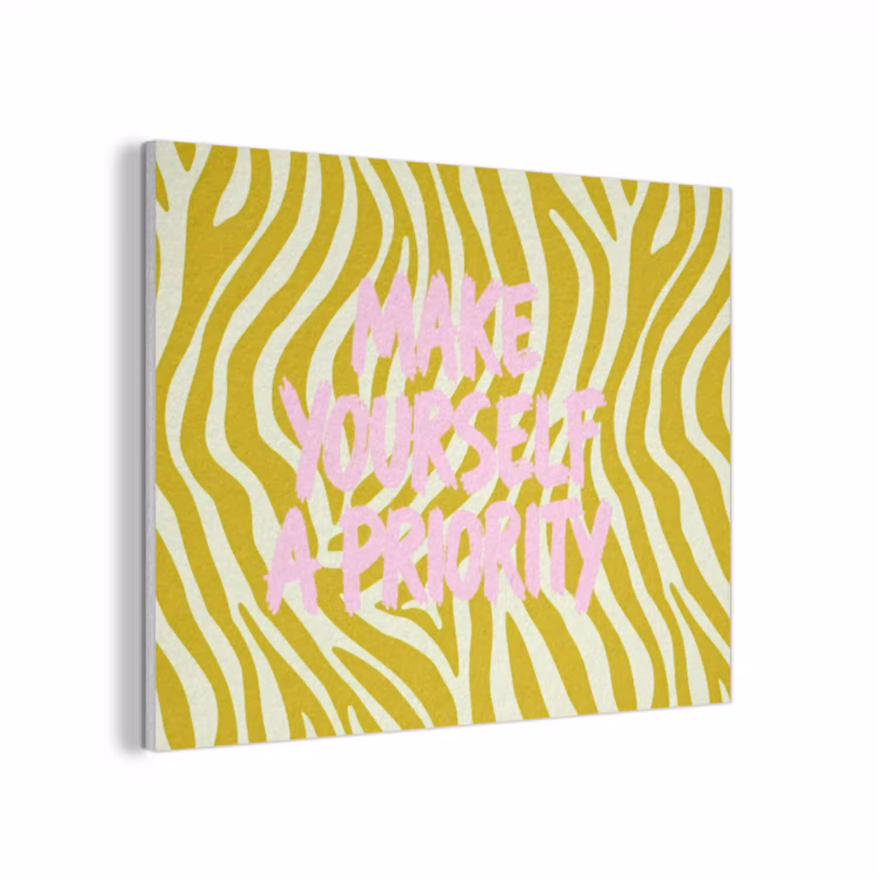 Zebraprint - Priority - Roze PET vilt klein -3d