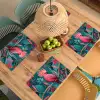 Kaketoe - Tropische bladeren - Tak Placemat vinyl groot -zzsfeer5_Kitchenyeah-website