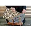 Abstract - Retro - Bruin laptophoes neopreen klein 279 -tas