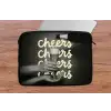 Cheers - Wijn - Zwart - Wit laptophoes neopreen klein -tafel