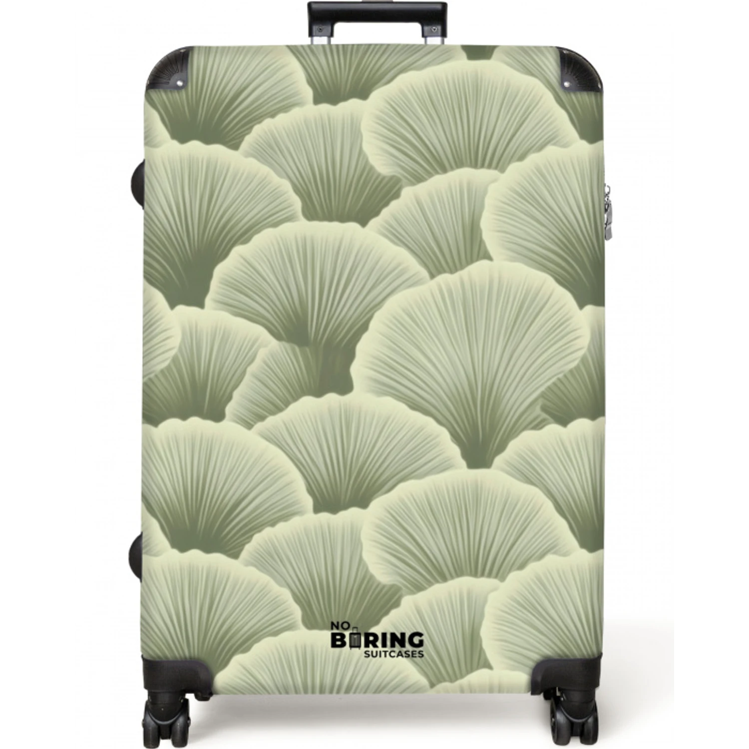 Waaier - Blad - Groen NBS - Large koffer - Volwassenen Unisex groot -zzzzzzzzkaufland2