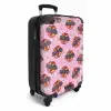 Retro discobal patroon roze NBS - Handbagage koffer - Kinderen Unisex middel -productfoto_3d