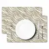 Golven - Wit - Minimalistisch Placemat vinyl groot 368 -zzsfeer2_Kitchenyeah-website