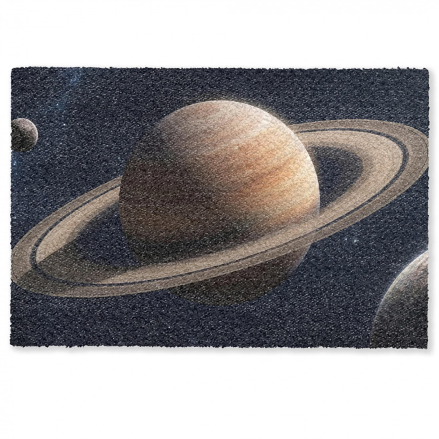 Planeten - Saturnus - Ruimte Deurmat klein -zkaufland3d
