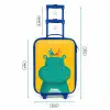 Nijlpaard - Vogels - Geel Kinderkoffer - Blauw klein -productfoto_formaten