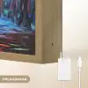 Kleurrijk - Olieverf - Water - Boot Light Box met batterij (Wandlamp) middel -USP_websiteoplaadbaarNL