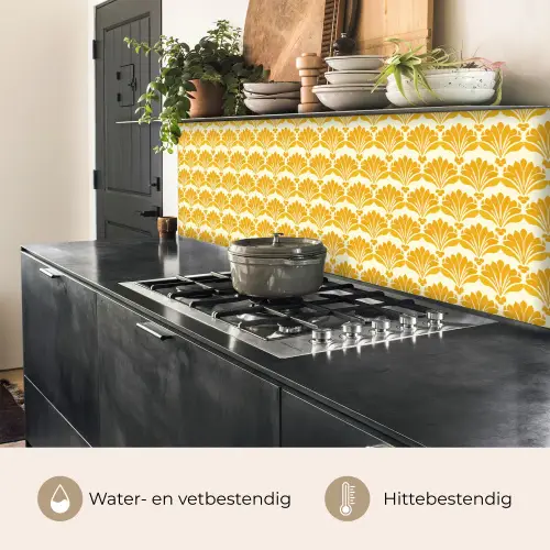 Patroon - Motief - Geel keuken achterwand 2 middel 871 -usp_NL