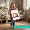 Graafmachine - Getekend - Oranje Kinderkoffer - Roze klein -sfeer2_NL