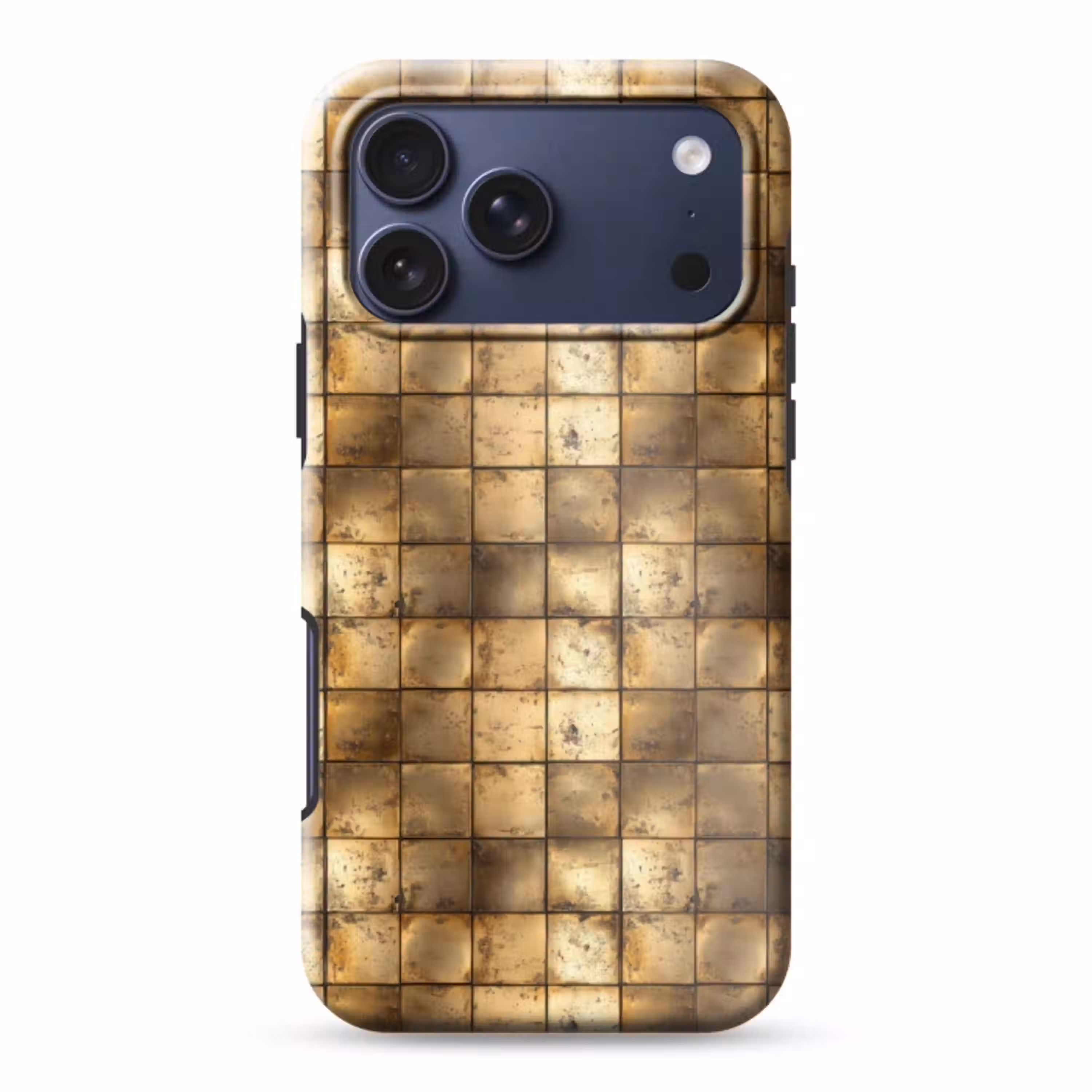 Geometrisch - Tegels - Goud Toughcase MagSafe Apple iPhone 17 Pro Max klein 1019 -3d