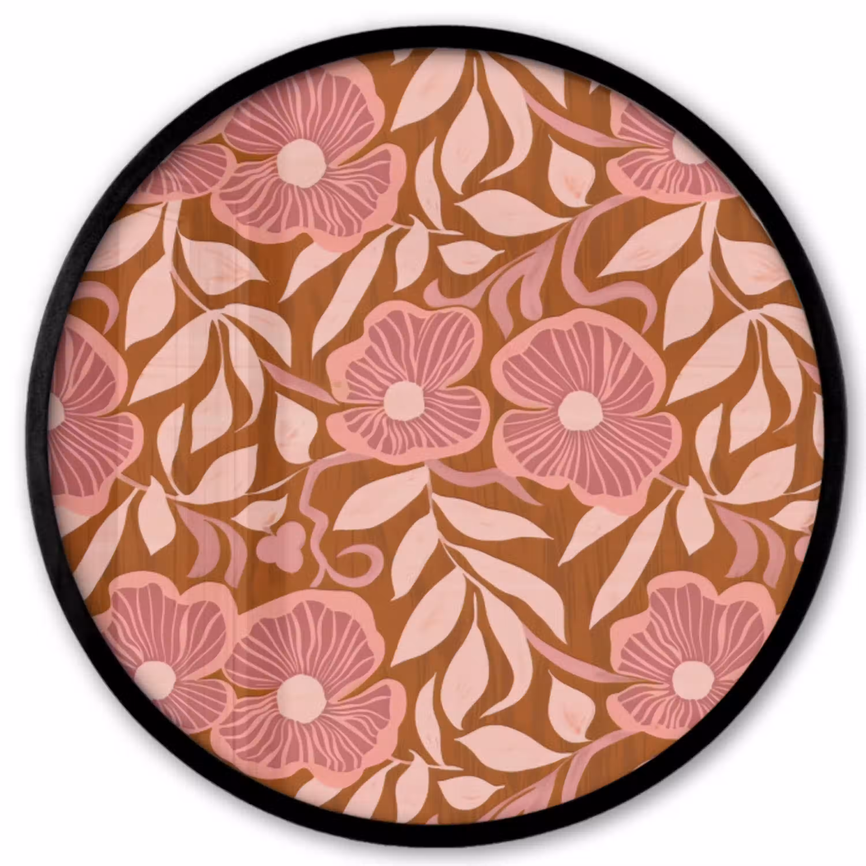 Sfeer - Bloemen - Roze Fotolijst rond zonder passe partout klein 856 -3d