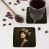 Bloemenhoed - Portret - Vrouw onderzetter kurk middel -sfeer2