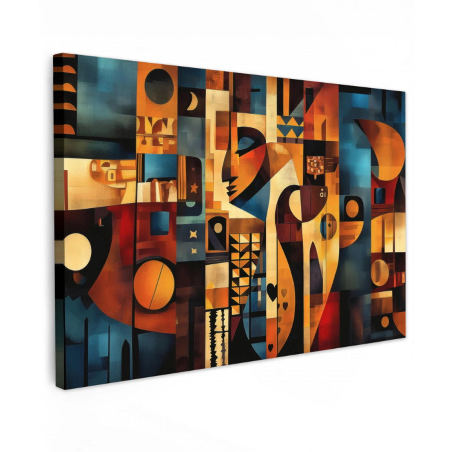 Figuren - Abstract - Symbolen canvas 2cm klein -z3d