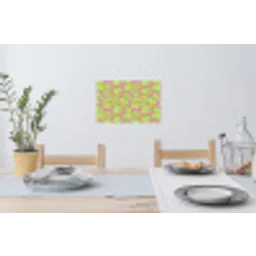 Kiwi - Speels - Groen Muursticker klein 286 -eettafel