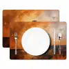 Boom - Landschap - Oranje Placemat vinyl groot -zzsfeer2_Kitchenyeah-website