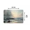 Strand - Zee - Zonsondergang Placemat vinyl groot -specs
