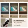 Tropisch - Strand - Water - Palmbomen Light Box met batterij (Wandlamp) middel -USP_lichtkleurNL
