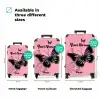 Bubblegum butterfly NBS - Handbagage koffer - Kinderen Unisex middel zzzzzzVergelijking_3EN