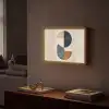 Cirkels - Abstract - Kleurrijk Light Box met batterij (Wandlamp) middel -sfeer1