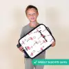Flamingo feestje Kinderkoffer - Zwart klein -sfeer4_NL