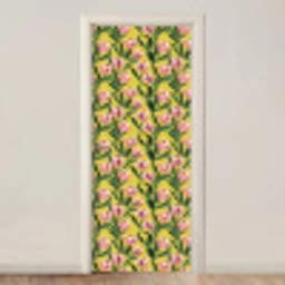 Tulpen - Botanisch - Geel deurposter klein 289 -3d_beige