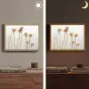 Droogbloemen - Natuur - Botanisch Light Box met batterij (Wandlamp) middel -sfeer3