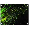 Gaming - Spetters - Groen - Chaotisch - Groen tuinposter los doek klein -3d