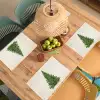 Kerstboom - Groen - Kerstmis - Feestdagen Placemat vinyl groot -zzsfeer5_Kitchenyeah-website