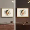 Illustratie - Quote - Moeder Light Box met batterij (Wandlamp) middel -sfeer3