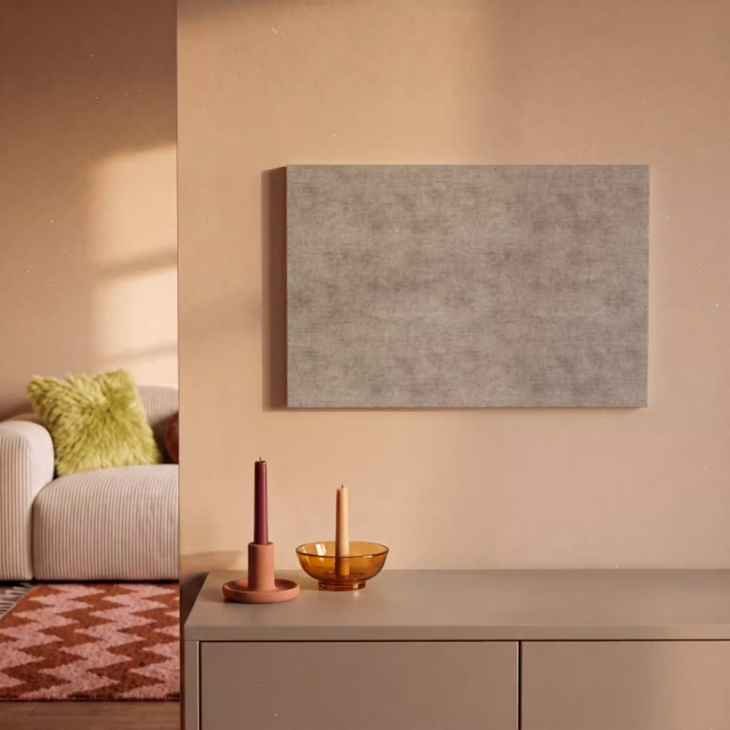 Retro - Beton - Patroon canvas 2cm klein 34 -sfeer1