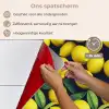 Gele - Citroenen - Druppels - Fruit keuken achterwand spatscherm klein 900 -spatscherm_NL