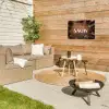 Sneeuw - Houtlook - Quote - Let it snow Tuinposter op houten frame 2 cm dik klein -sfeer2