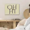 Oh hi - Geel - Monogram PET vilt klein -sfeer3