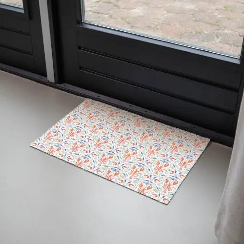 Sfeer - Oranje - Blauw - Groen Deurmat klein 898 -sfeer2