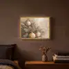 Kerst - Kerstballen - Beige - Goud Light Box met batterij (Wandlamp) middel -sfeer4