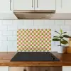 Patroon - Smileys - Blokken keuken achterwand spatscherm klein 900 -sfeer2