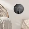 Takken - Vaas - Bolletjes - Wit Wandcirkel plexiglas klein -sfeer5