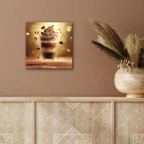 Dessert - Chocolade - Zoet - Eten aluminium wit klein -sfeer4